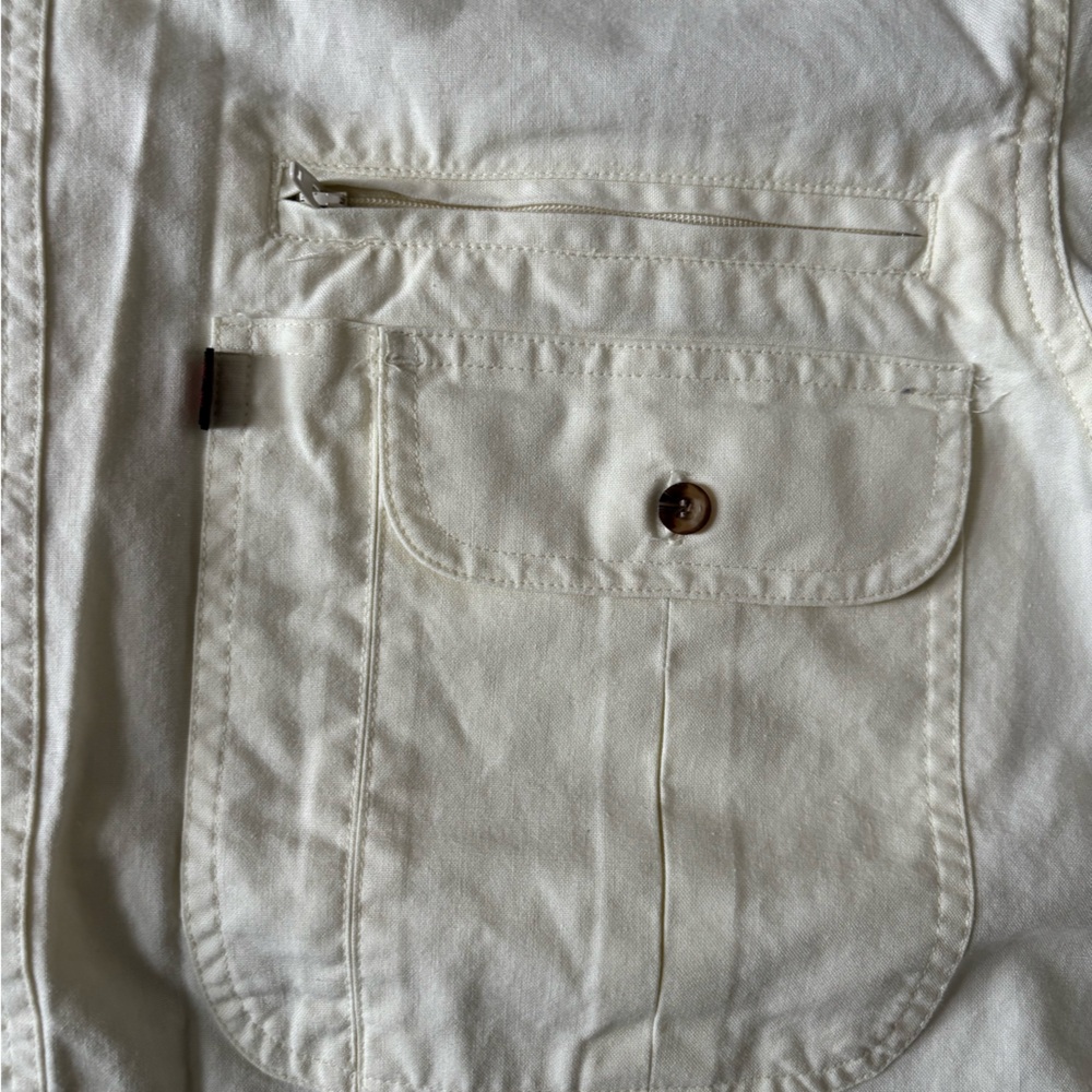 Woolrich Vintage Short Sleeve Button Down Outerwear‎ Shirt 100% Cotton Large - Picture 3 of 8
